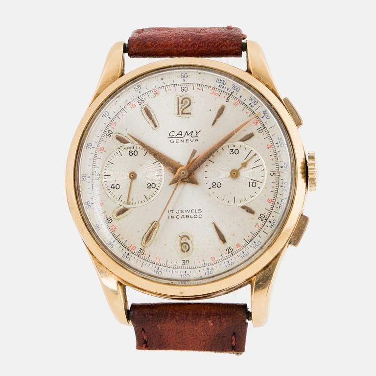 CAMY, wristwatch, chronograph, 37 mm.