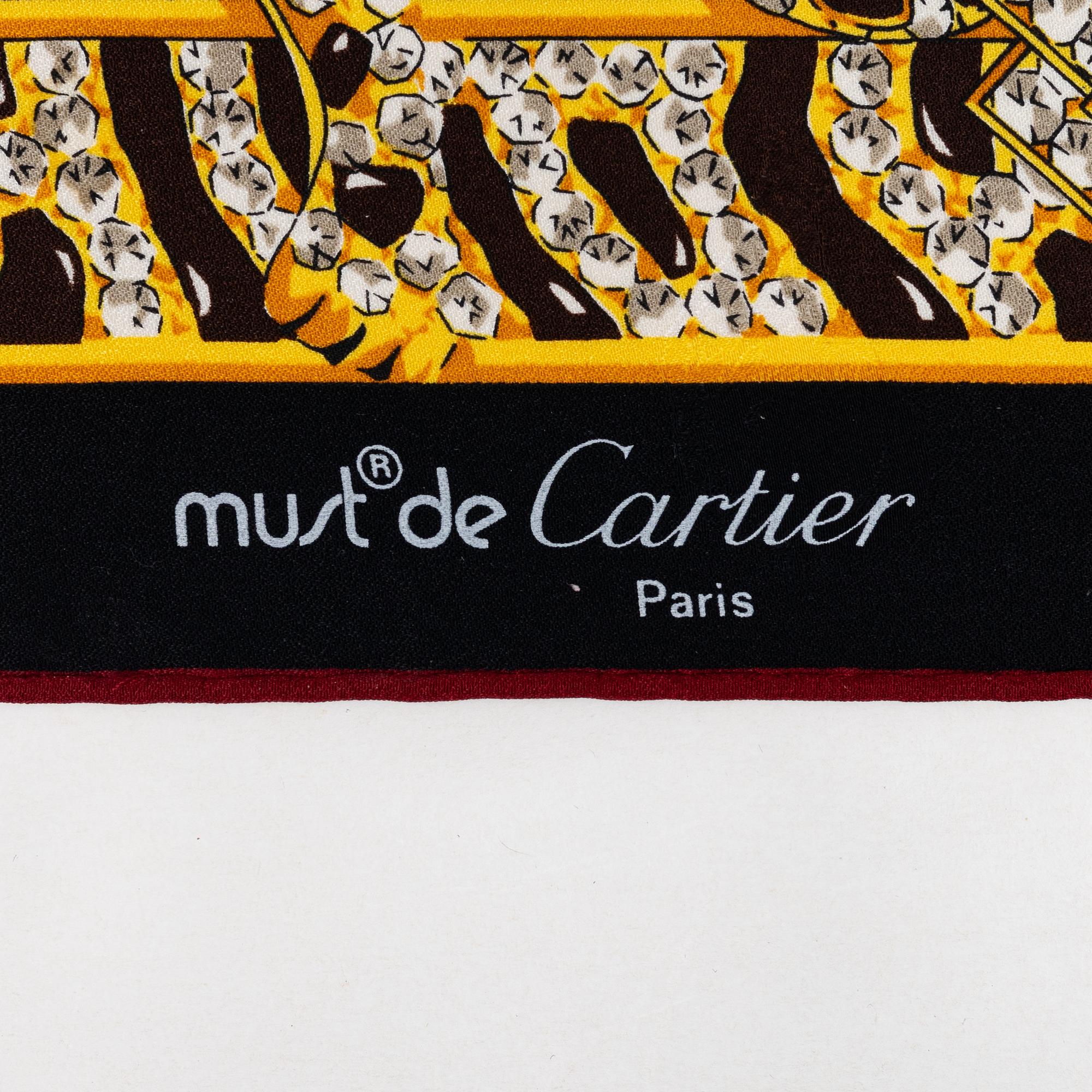 Cartier, a scarf.