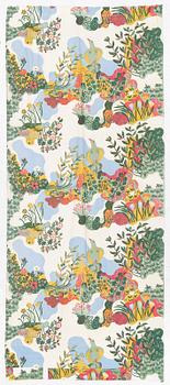Josef Frank, gardin, "Anakreon", Firma Svenskt Tenn.