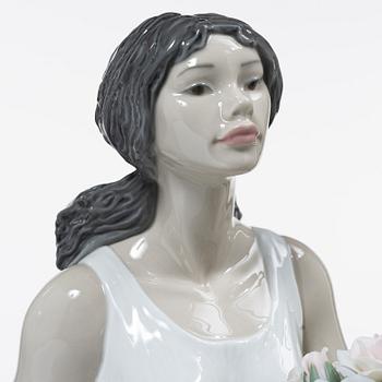 José Luis Santes, figurin, "Summer roses", Lladró, Spanien.