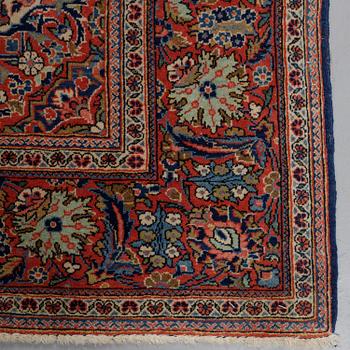A rug, semi-antique Kashan, ca 204 x 138 cm.