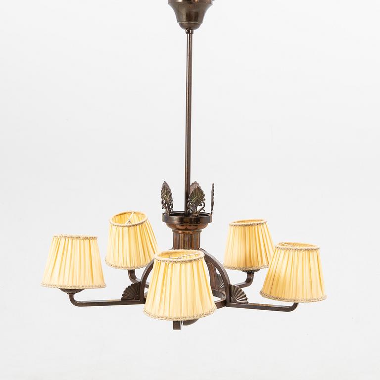 Ceiling lamp, Art Deco, early 20th century.