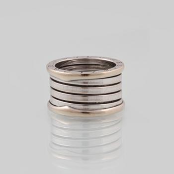 RING, 18K vitguld, Bulgari, 'B.Zero1'.