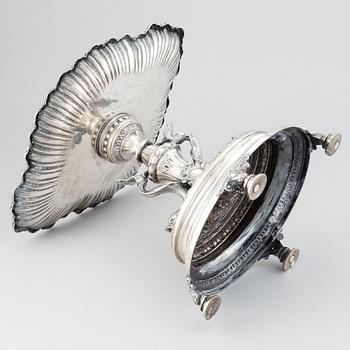 A 19th century silver 800/1000 tazza.