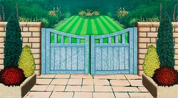 626. Ivor Abrahams, "Open gate".