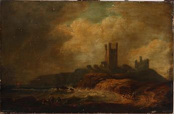 OKÄND KONSTNÄR, olja på pannå, trol 1800-talets första hälft.