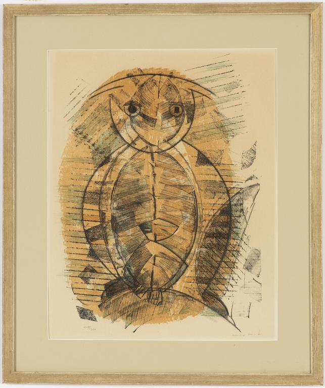 Max Ernst, "Hibou-Arlequin".