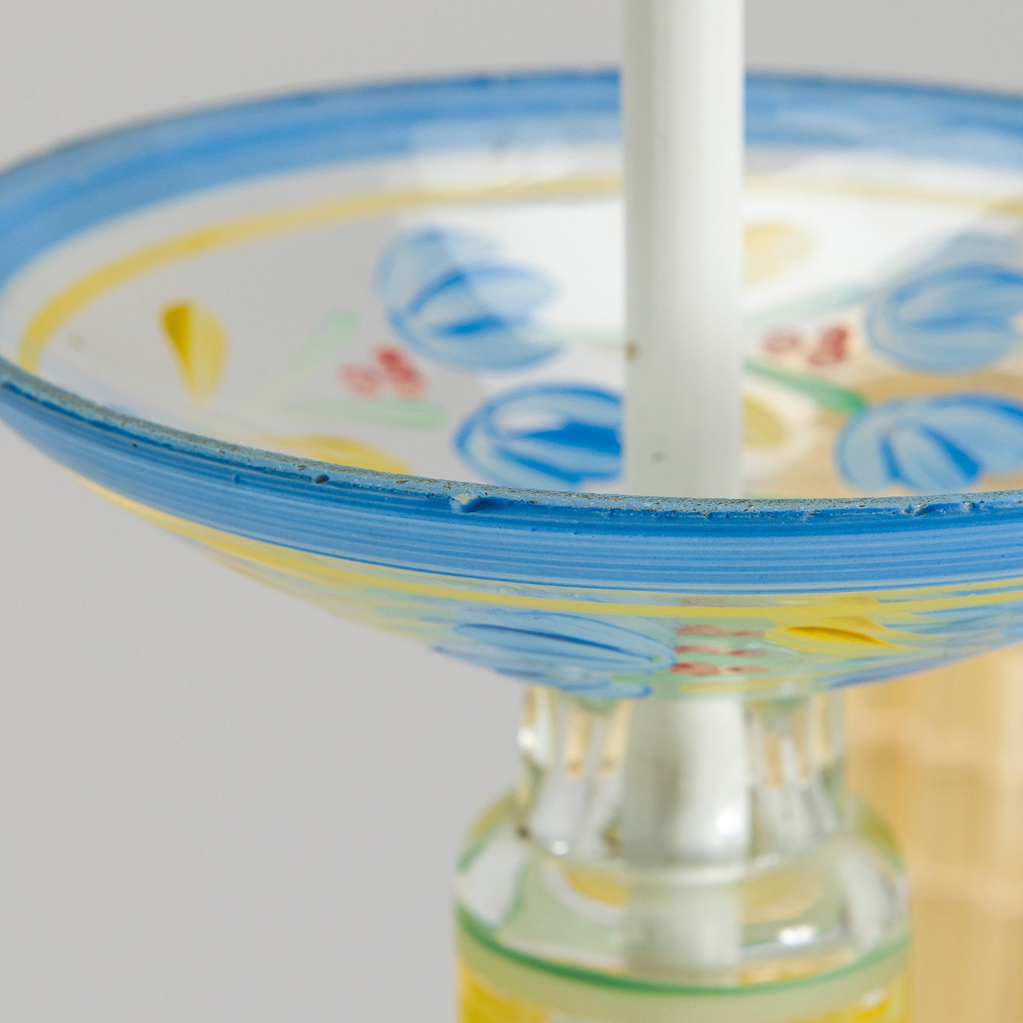 Paavo Tynell, takkrona, modell 1752, för Taito och Köklax Glasbruk, 1940-tal.