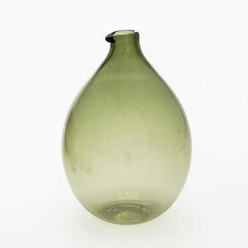 Timo Sarpaneva, Pullo "Lintupullo" sekä juomalaseja 6 kpl ja kulho, i-sarja, Iittala, Suomi, 1900-luvun puoliväli.