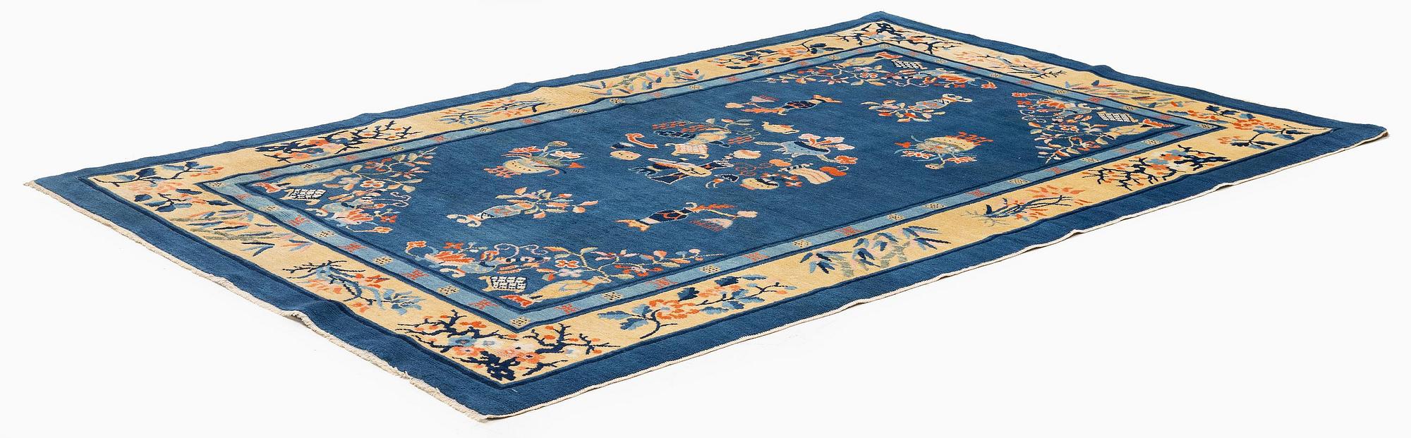 An antique, Beijing rug, north China, circa 1920. (243x163 cm).