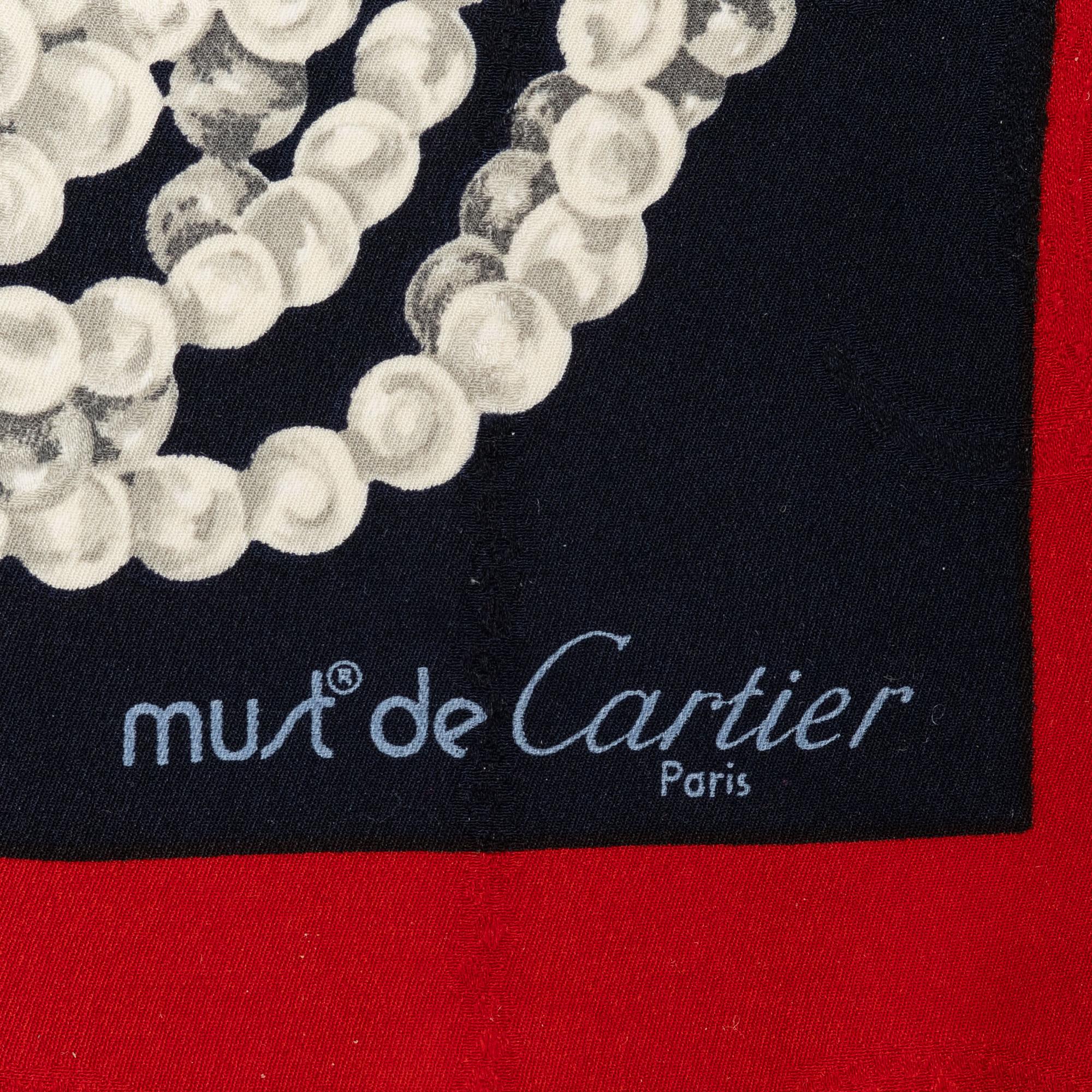 Cartier, a 'Panther Royale' scarf.