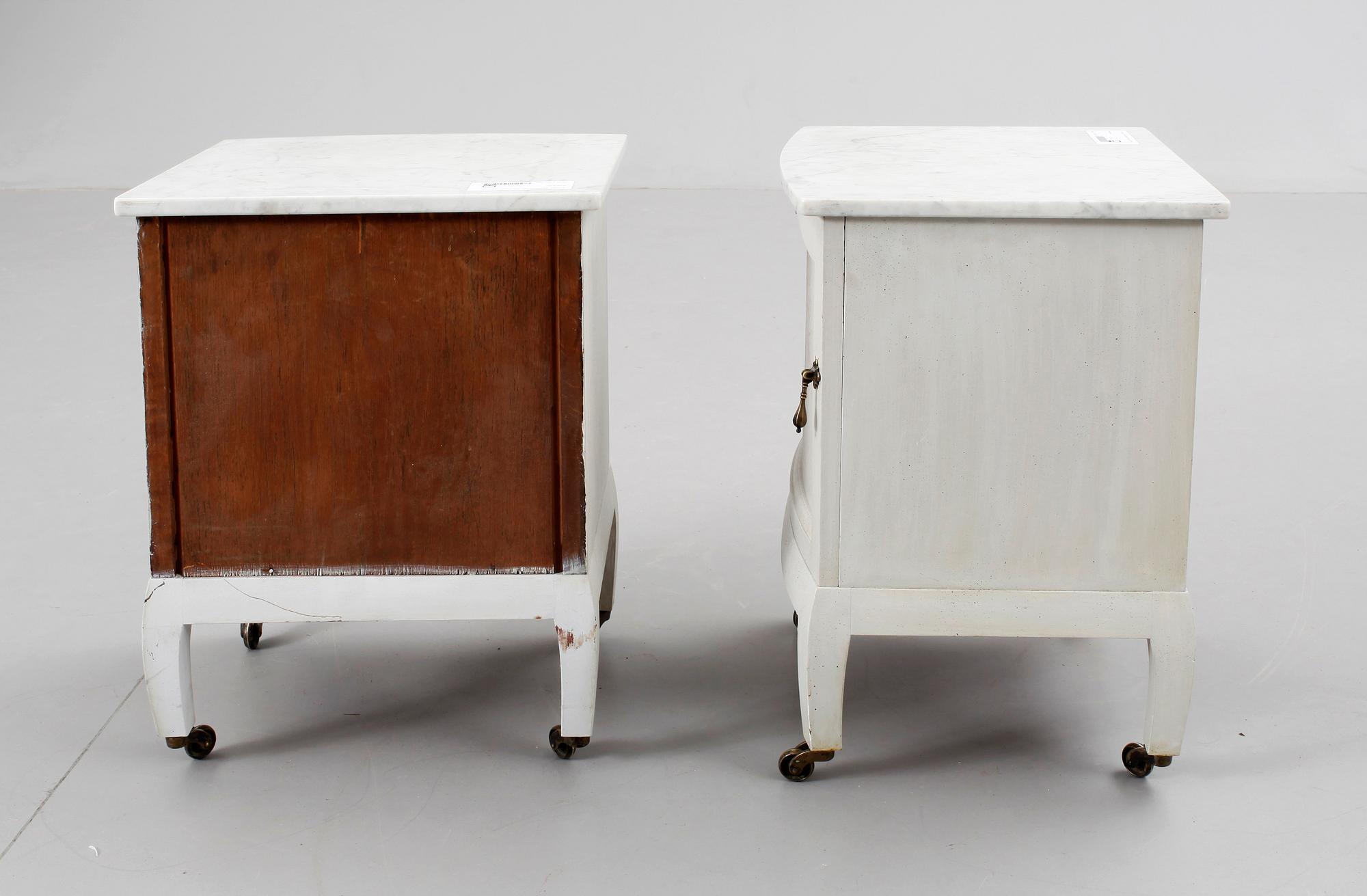 NATTDUKSBORD, ett par, 1900-tal.