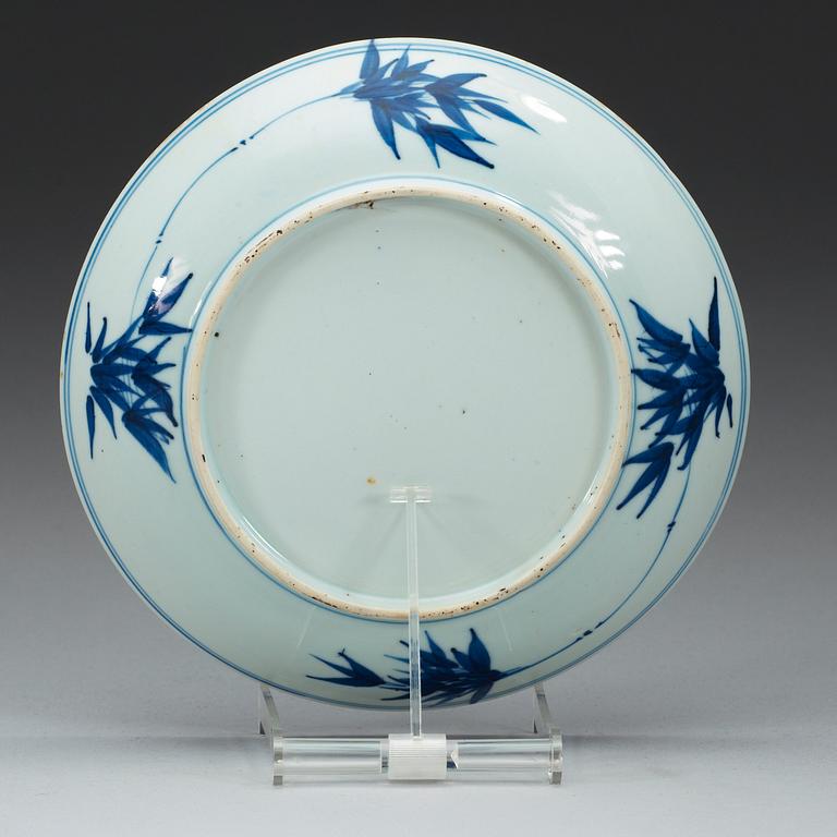 SKÅLFAT, porslin, Qing dynastin, Kangxi (1662-1722).