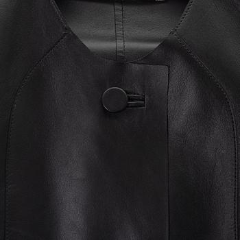 Marni, a leather jacket, size 38.