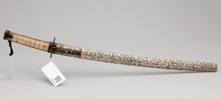 WAKIZASHI, Japan, troligen koto, före 1596.