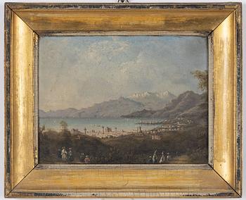 Unknown artist, circa 1850, Oriental city.