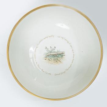 Royal Copenhagen, fire bowl, porcelain, 1975.