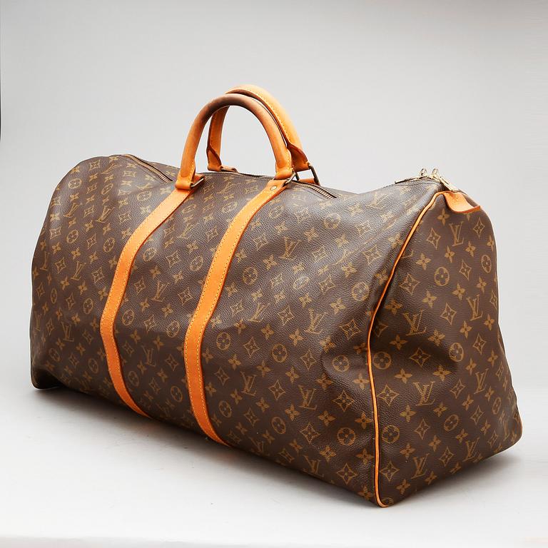 LOUIS VUITTON, weekendväska, "keepall 60", Stämpelmärkt LOUIS VUITTON PARIS made in France.