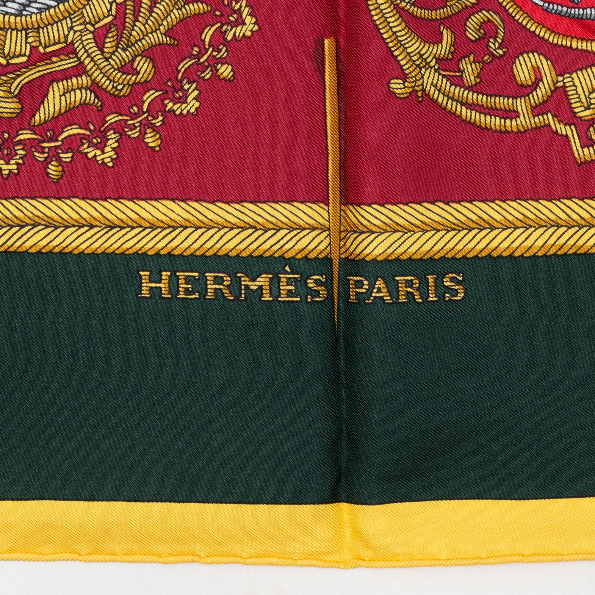Hermès, scarf, "Les Armes des Paris".