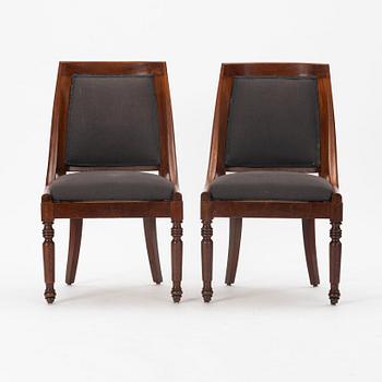 a set of 6 chairs, mid 19th century.
