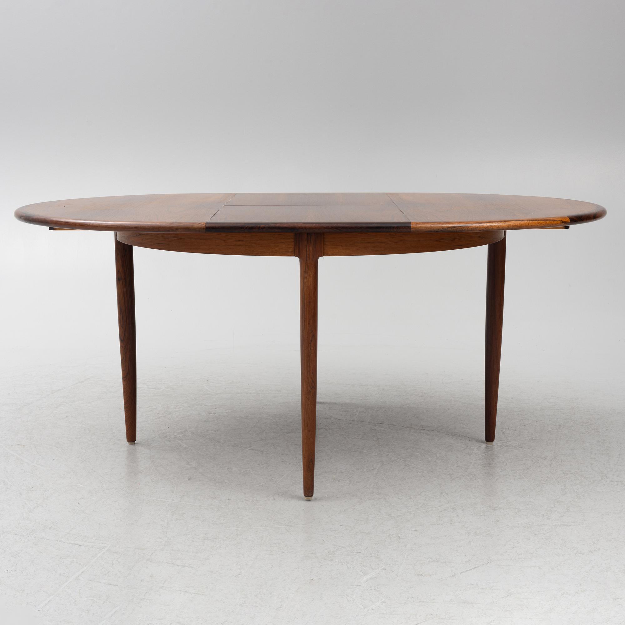 A dining table, Denmark, 1960s.
