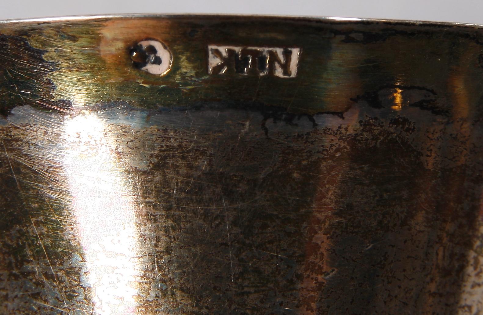 KALK, silver, trol Nils Lorents Kjellberg, Kalmar, verksam 1805-1830.