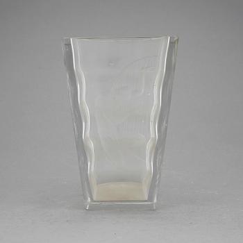 VAS, glas, Vicke Lindstrand, Orrefors.