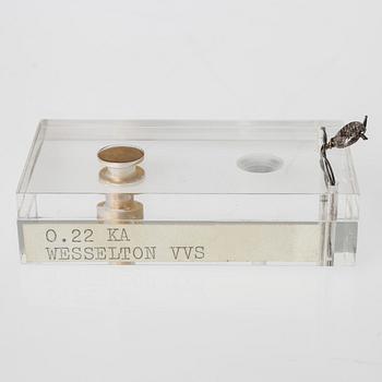 DIAMANT, briljantslipad 0,22ct H / VVS.
