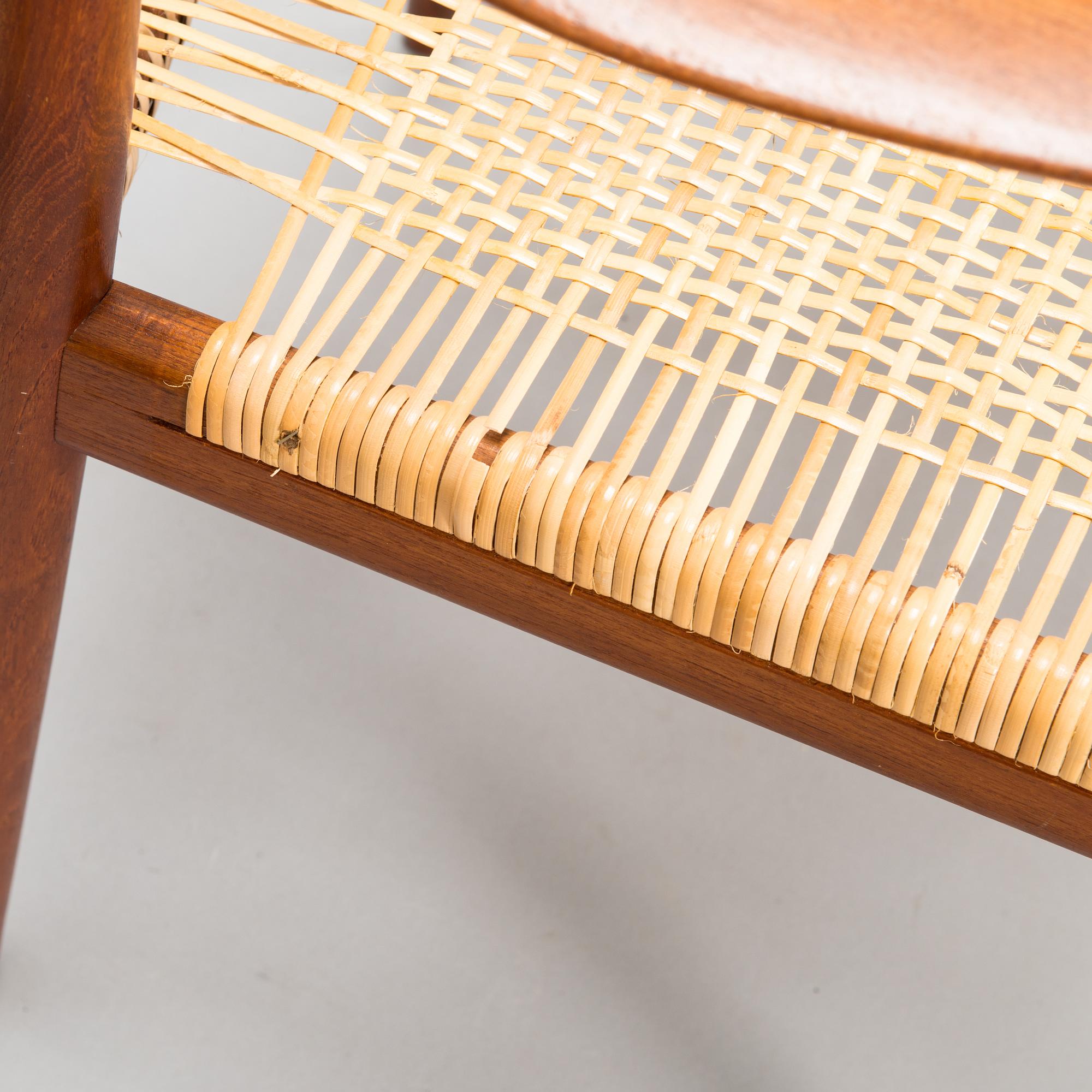 Hans J Wegner, Six 1950s armchairs, "The Round Chair", Johannes Hansen, Denmark.