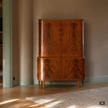 Cabinet, mahogany, Sweden, 1940s/50s.