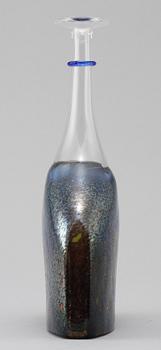 FLASKA, glas, Bertil Vallien, Kosta Boda, Artist Collection, 1900-talets fjärde kvartal.