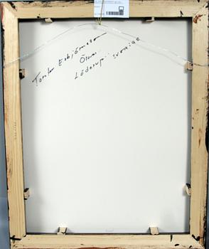 TORSTEN ESBJÖRNSSON, sign a tergo. Blandteknik papp limmad på kartong. 1960/70-tal.