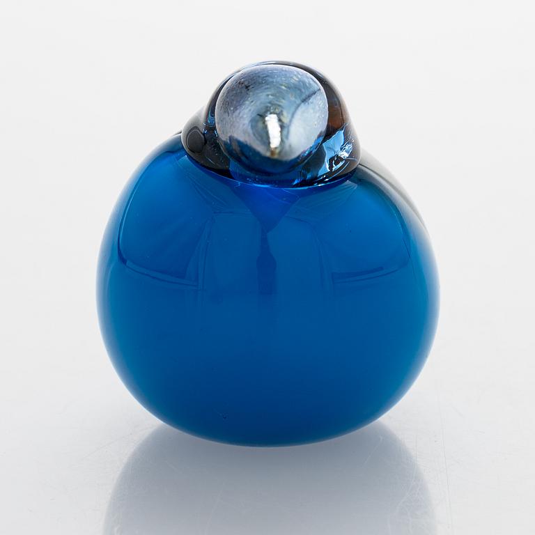 Oiva Toikka, a glass bird signed O. Toikka Iittala.