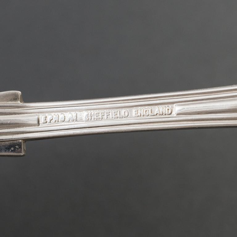BESTICKSERVIS, 90 delar, nysilver, "Fransk Lilja", Sheffield, England.