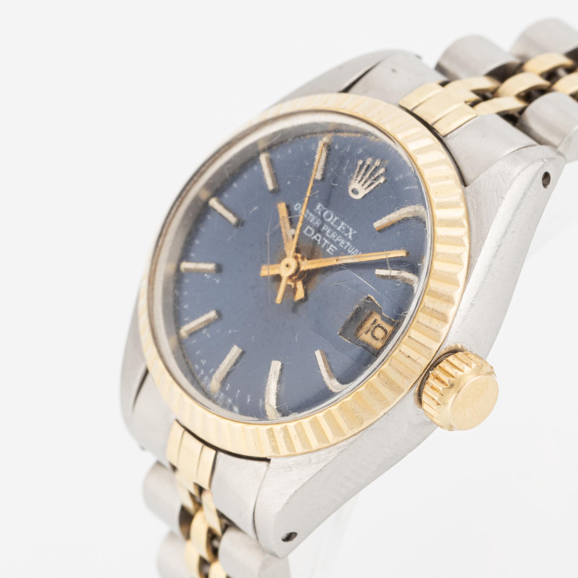 Rolex, Oyster Perpetual, Date, wristwatch, 26 mm.
