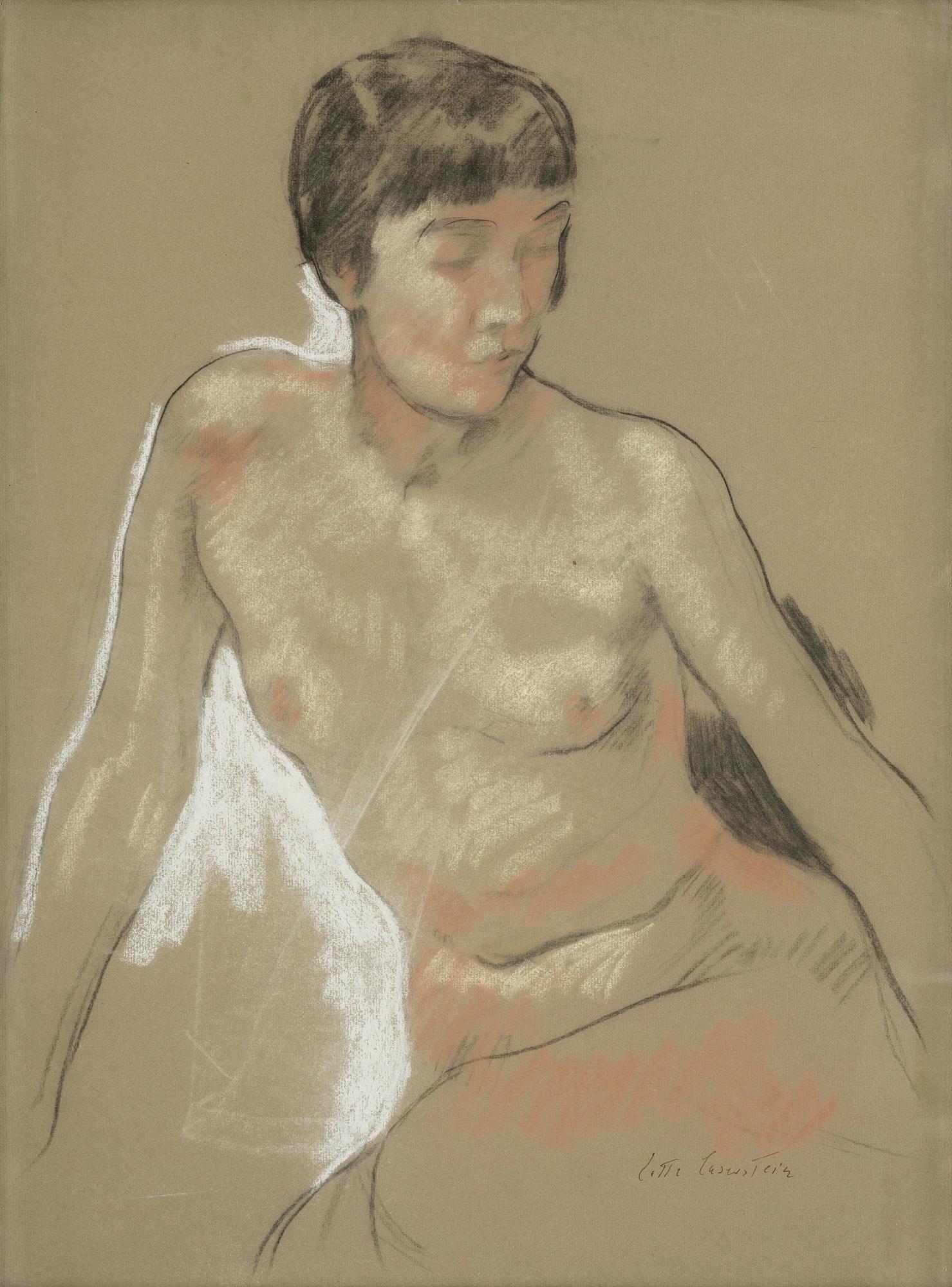 Lotte Laserstein, Seated model.