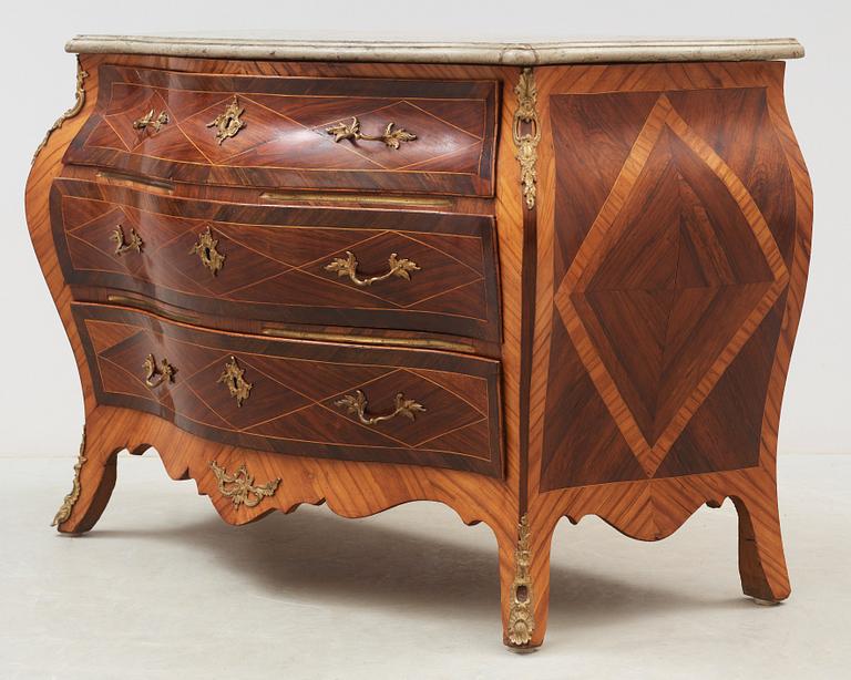 A Swedish Rococo 18th century commode.