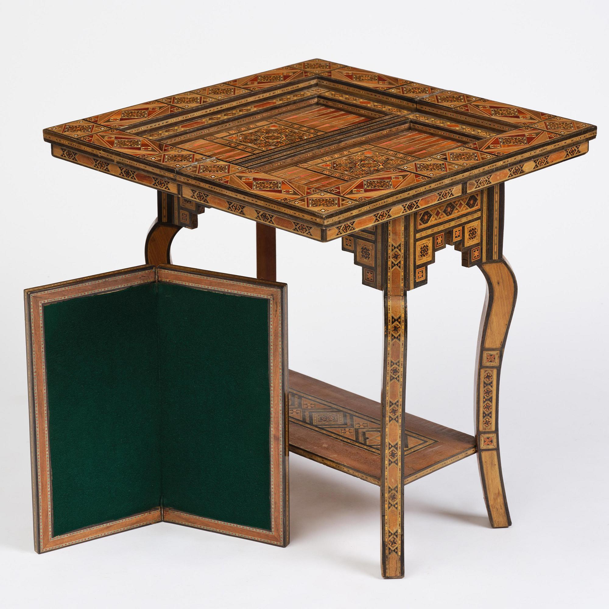 Spelbord, Damaskus Syrien, omkring år 1900.