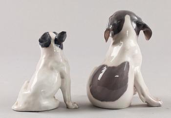FIGURIN, 2 st Porslin, Royal Copenhagen.