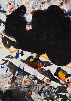 Carl Fredrik Reuterswärd, oil on canvas, signed and dated 1960.