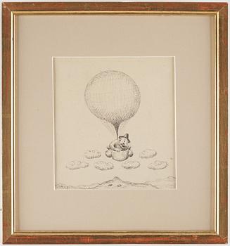 Ivar Arosenius, "Ballongresan I".