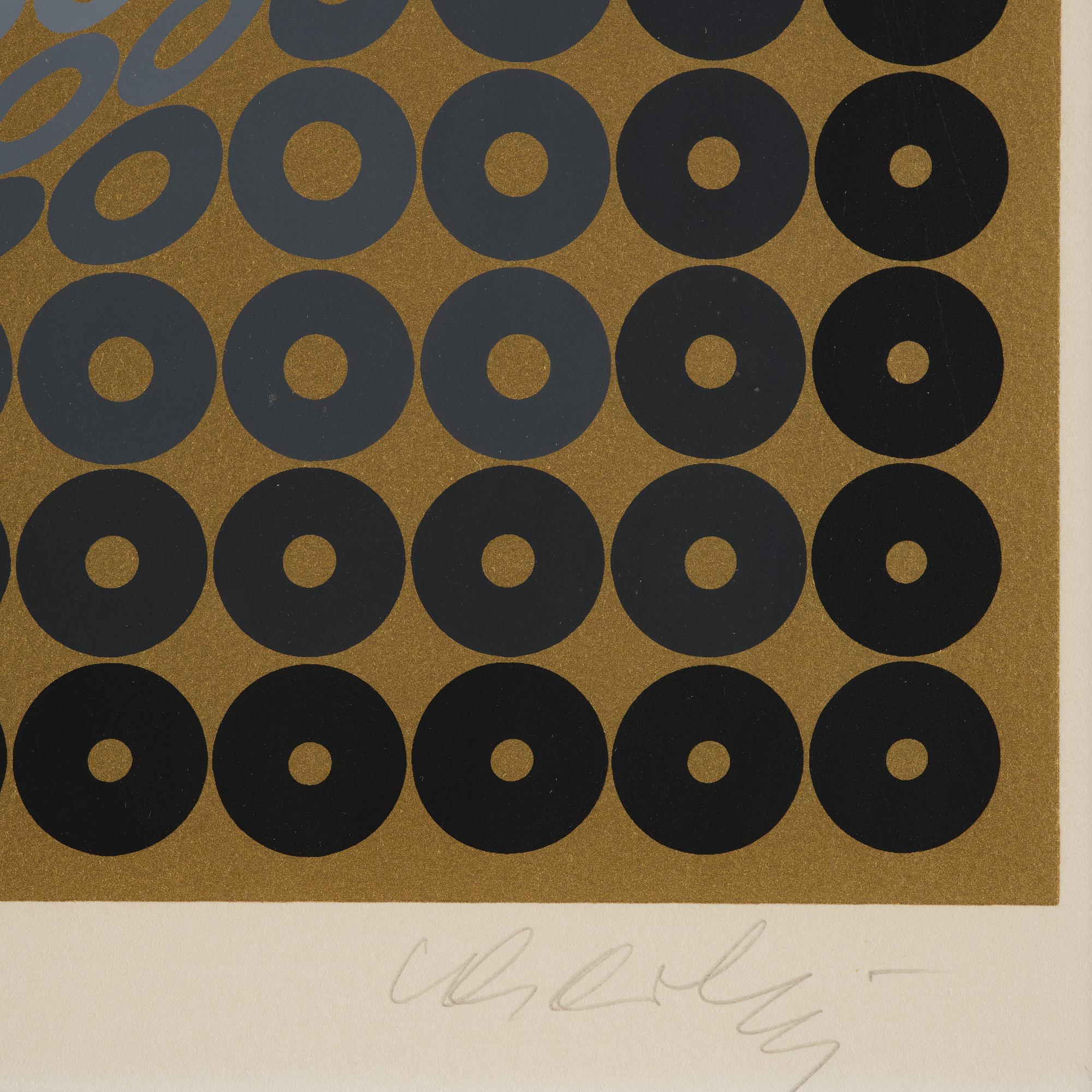 Victor Vasarely, Untitled from: "Hommage aux Prix Nobel" (The Nobel Prize Portfolio).