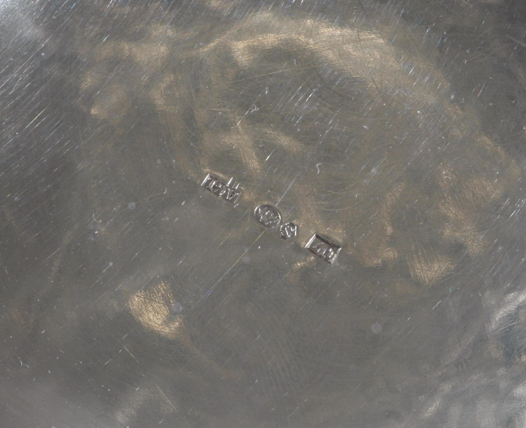 KAFFESERVIS, 3 delar. Silver. Guldlager AB, Stockholm 1922.