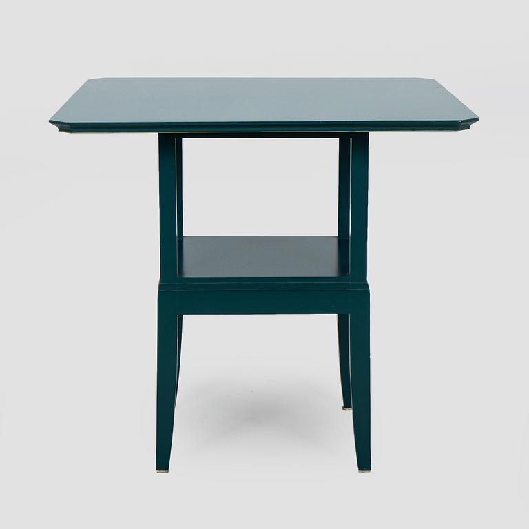 Eliel Saarinen, Fåtöljer, ett par och bord, "Blue suite" för Adelta, Finland 1980-tal.