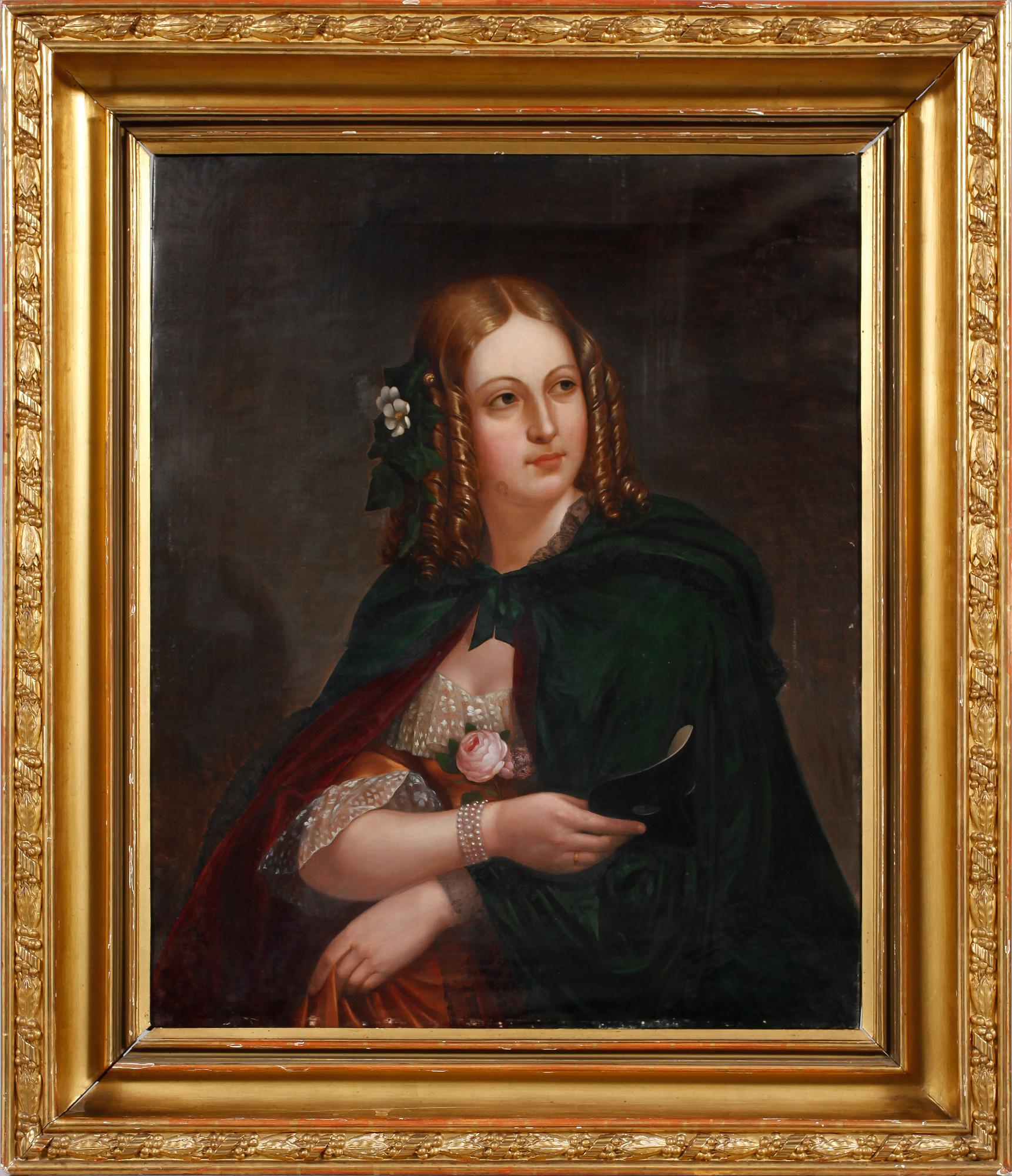 OKÄND KONSTNÄR, olja på duk, 1800-talets andra hälft.