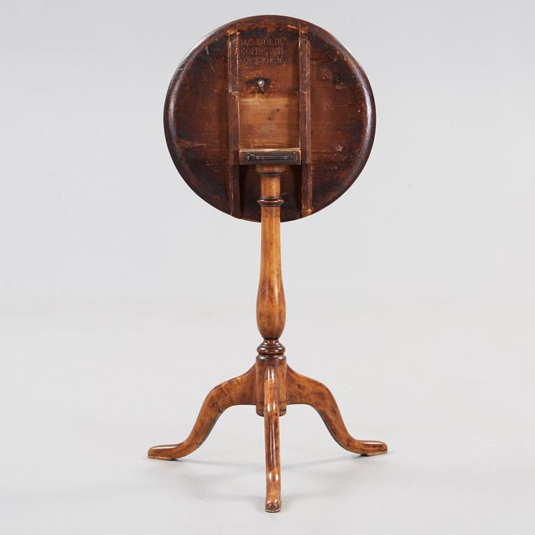 FÄLLBORD, av Jacob Sjölin (mästare i Köping och Kungsör 1767-1785).