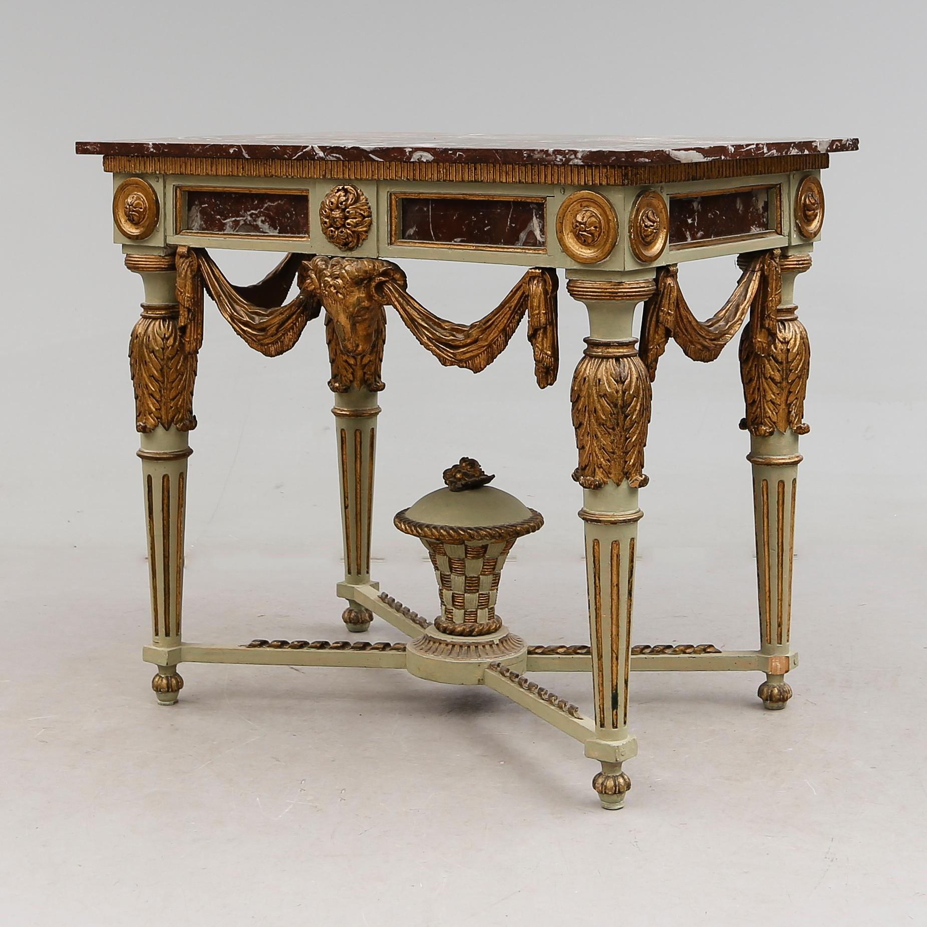 KONSOLBORD, Sydeuropa, 1700-tal.