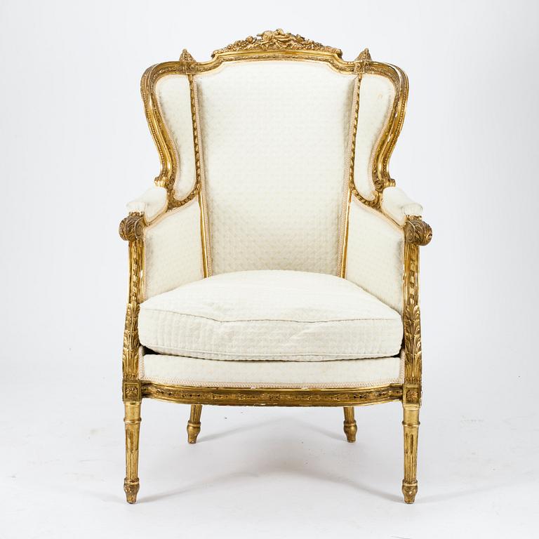 BERGÈRE, Louis XVI-stil, 1900-talets början.