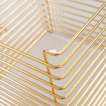 Verner Panton, a set of three 'Wire' shelves, Montana.