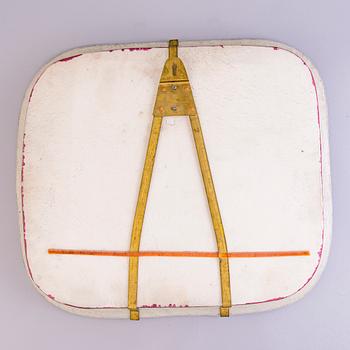 BIRGER KAIPIAINEN, a stoneware decorative dish signed Kaipiainen Arabia.